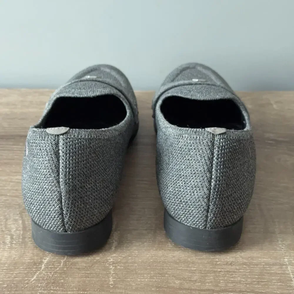VIVAIA Eloise Loafers Womens US 7.5 Standard Knit Comfort Gray EU 38.5